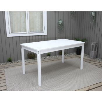 MALMO table 135x77 cm, white