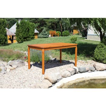 MALMO table 135x77 cm, honey