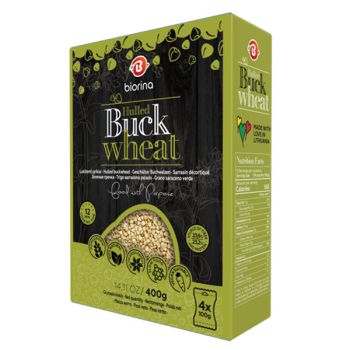 Hulled Buckwheat (cooking bags 4 x 100g) (not roasted)