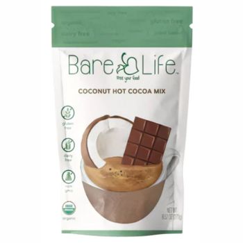 Organic Instant Dairy Free Coconut Hot Cocoa Mix  |  10 Serving Pouch | Gluten Free, Vegan and Organic