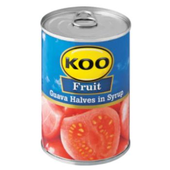 Koo Canned Fruit - Guava Halves in Syrup, 410g