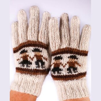 Alpaca, Chacha Warm Design Gloves