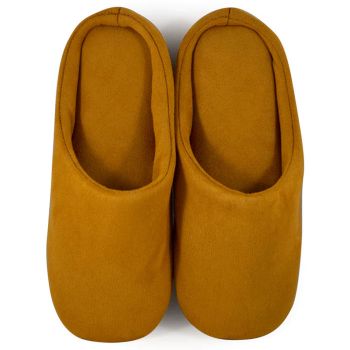 Plain Cloud Slippers - Mustard