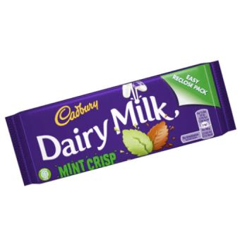 Cadbury Dairy Milk Mint Crisp, 54g