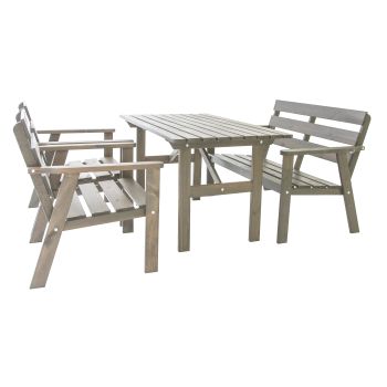 ATLANTA dining set, ashgrey