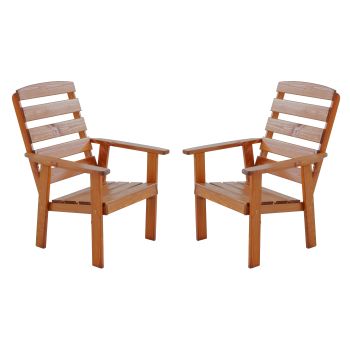 VENTA armchair (2 pcs/set), honey