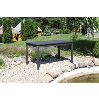 MALMO table 135x77 cm, taupegrey