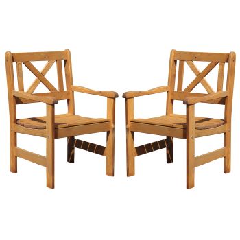 MALMO armchair (2 pcs/set), honey