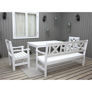 MALMO dining set, white