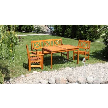 MALMO dining set, honey