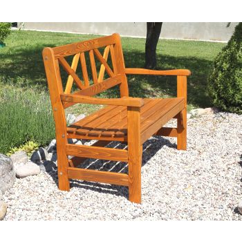 MALMO FLEX 2-seater folding sofa, honey