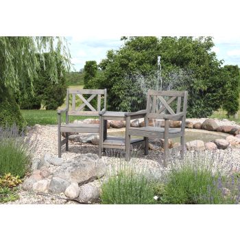 MALMO loveseat, ashgrey