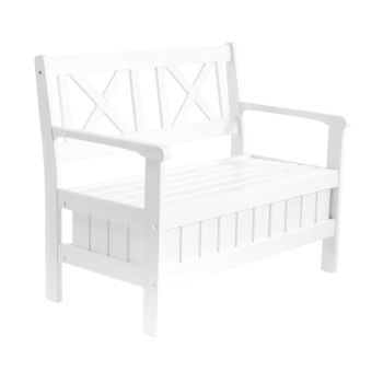 LAGAN 100 sofa w. box, white