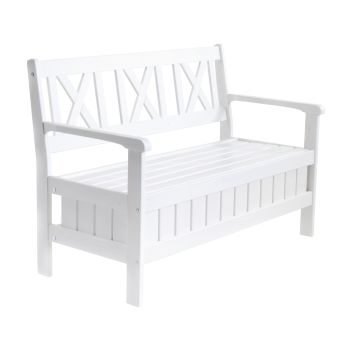 LAGAN 120 sofa w. box, white
