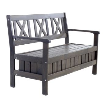 LAGAN 120 sofa w. box, taupegrey