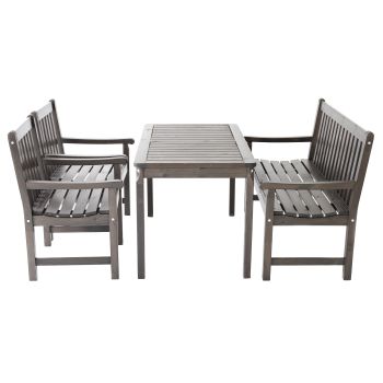 COTSWOLD 120 dining set, taupegrey