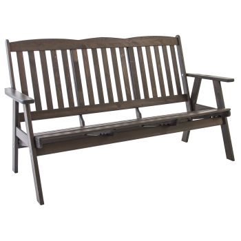 OSCAR 3-seater 3-pos. sofa, taupegrey