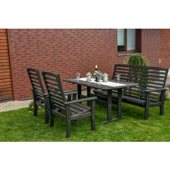 SOLTOU dining set, taupegrey