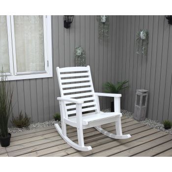 SOLTOU rocking armchair, white