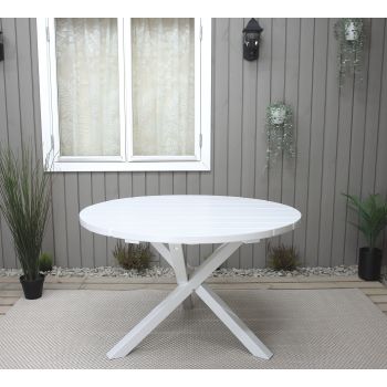 COUNTRY round table 112 cm, white