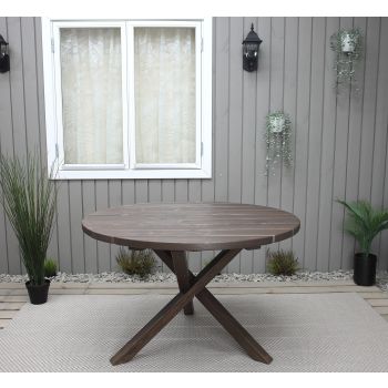 COUNTRY round table 112 cm, brown