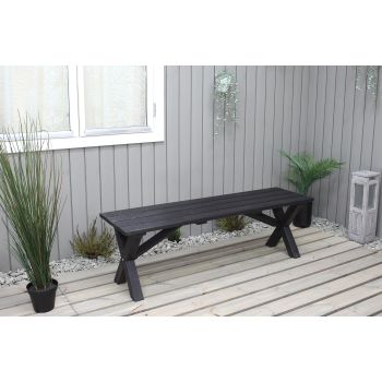 COUNTRY bench 140 cm, dark coffee