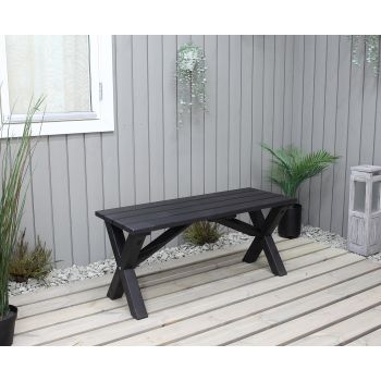 COUNTRY bench 100 cm, dark coffee