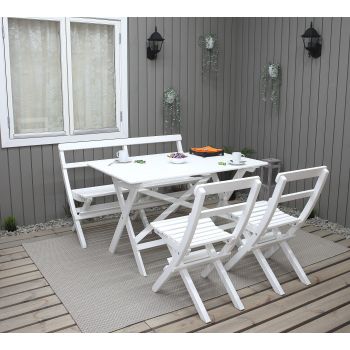 LATINA folding set, white