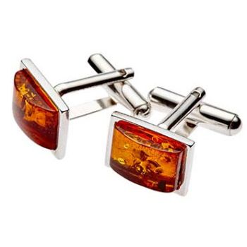 Classic Amber Cuff-Links