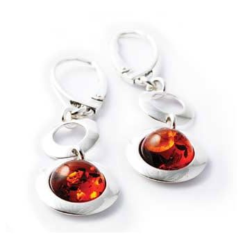 Amber Eye Earrings 
