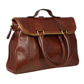 Women's Briefcase and Backpack - Brown