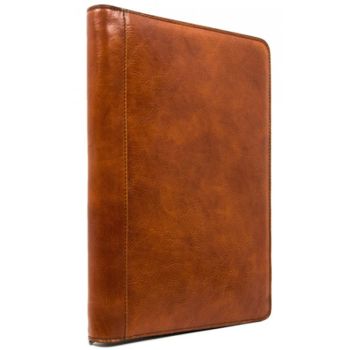 Amber Leather Documents Folder - Candide