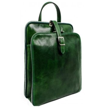 Leather Briefcase, Green