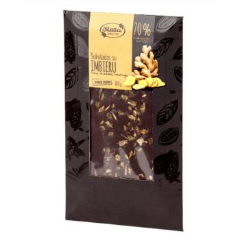 Chocolate 70 % with ginger 
