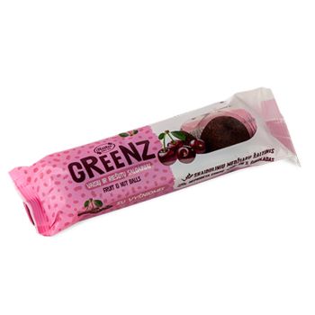 "Greenz" sweets with cherries 