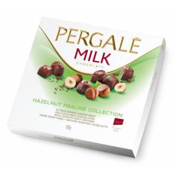 ASSORTED CHOCOLATES “PERGALĖ” HAZELNUT COLLECTION 120g / 4.2oz