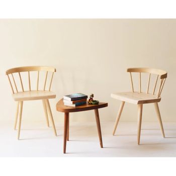 Low Back Windsor Chair - White Ash