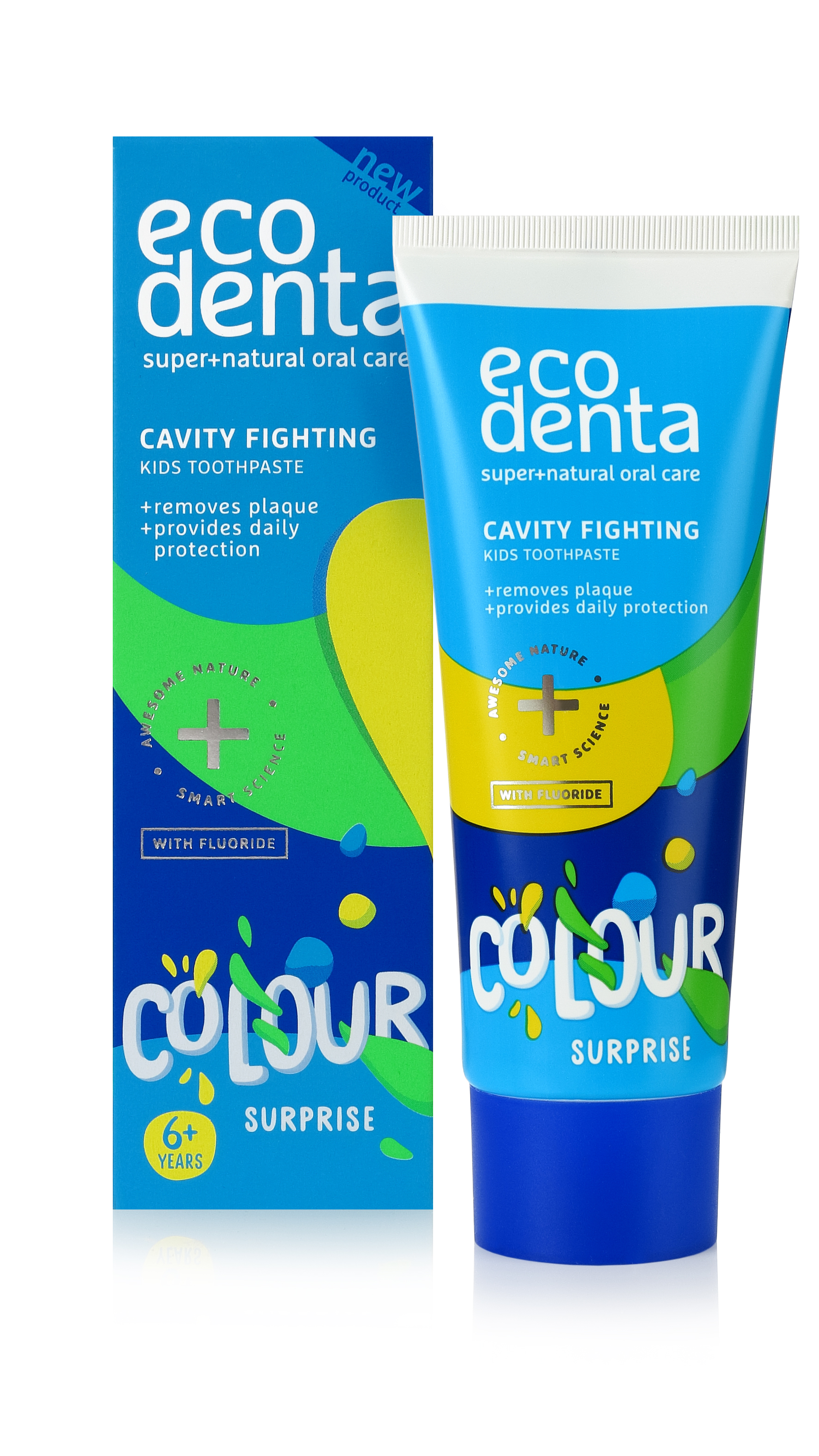 ECODENTA color surprise cavity fighting kids toothpaste (75 ML)