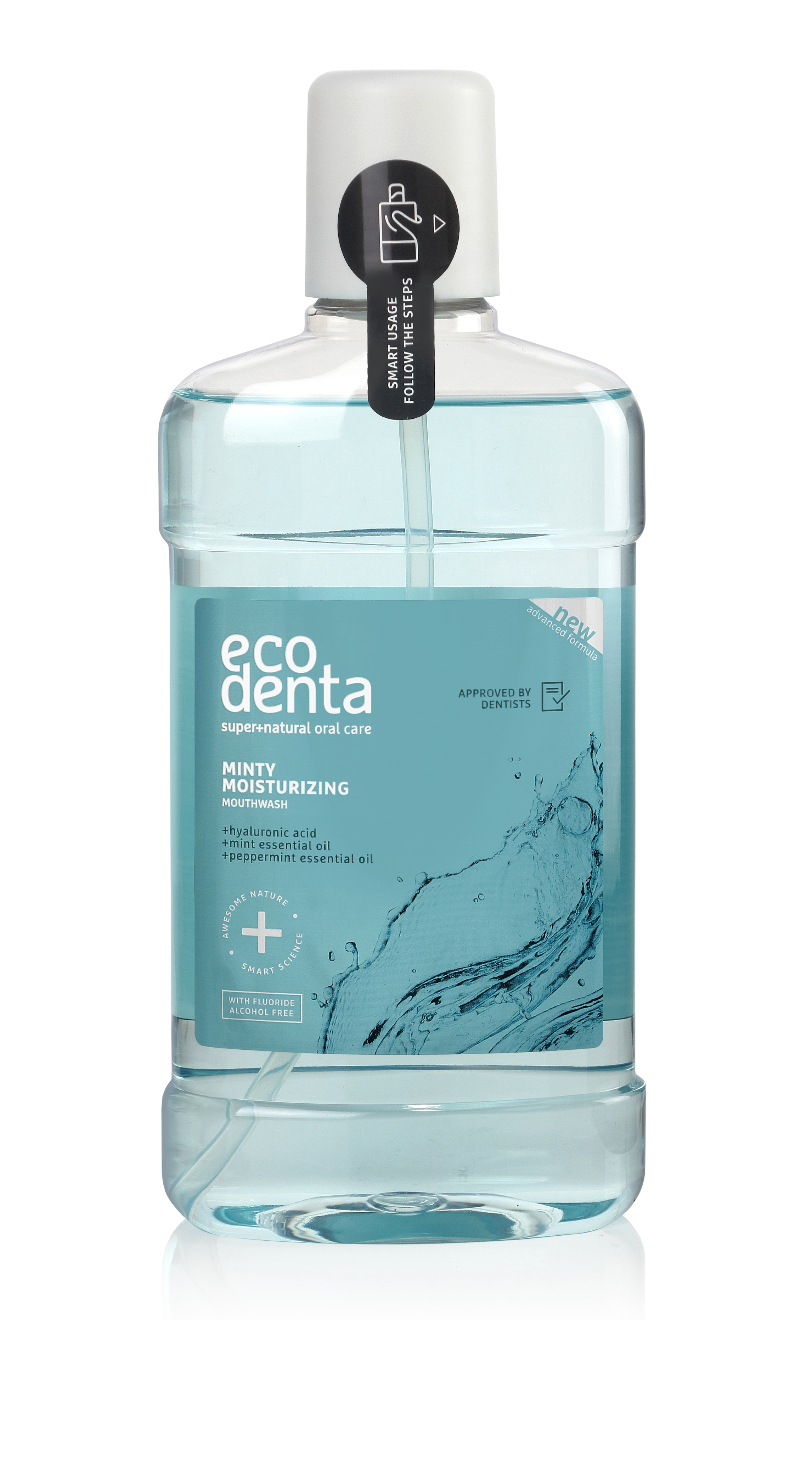 ECODENTA MINTY MOISTURIZING MOUTHWASH (500 ML)