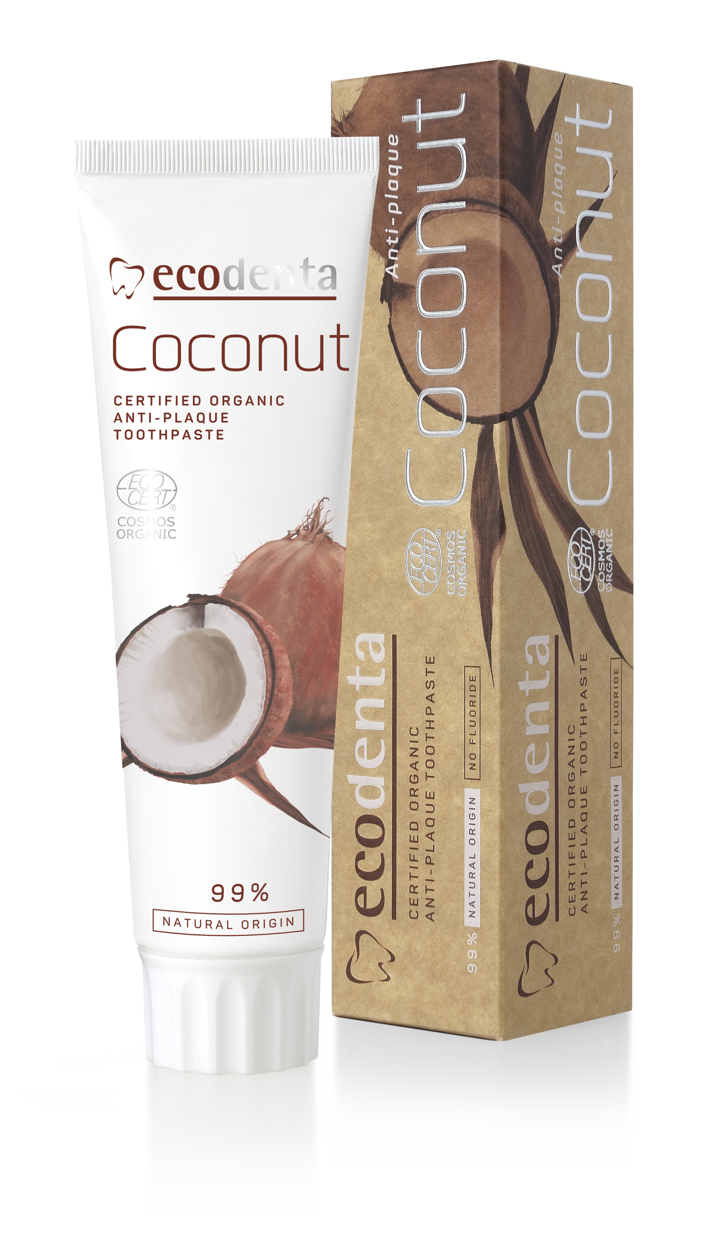 ECODENTA ORGANIC toothpaste with coconut oil and zinc salt (100 ml) 