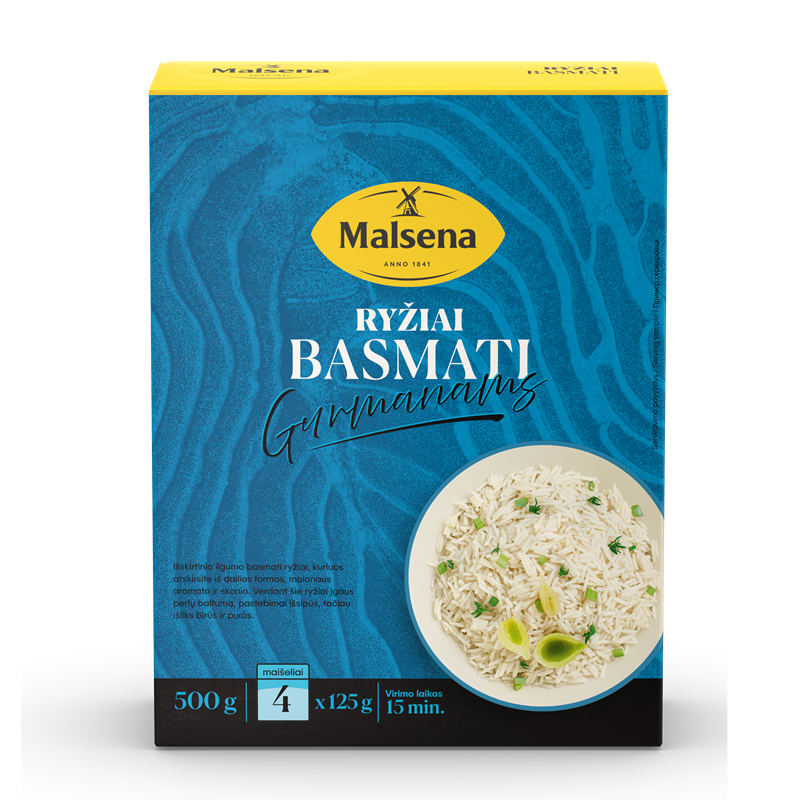Basmati Rice (125g x 4) 500g / 1.1 lbs