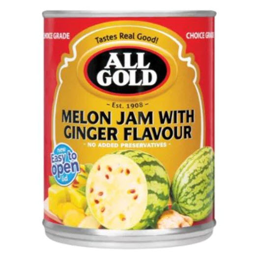 All Gold Jams Melon & Ginger Jam - Kosher (450g tin)