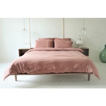 Rustic linen duvet cover, 200x200 cm.
