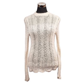 Alpaca, White Sweater