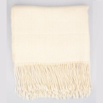 Alpaca Chal Design Cordillate, White