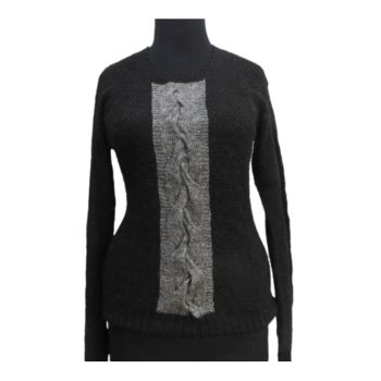 Alpaca Chompa Black and Gray Color