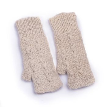 Alpaca White Gloves