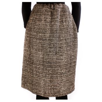 Alpaca Maxi Skirt Woven On Four-Treadle Loom