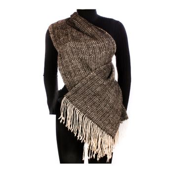 Alpaca Scarf Woven On Four-Treadle Loom