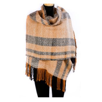 Alpaca Shawl Woven On Four-Treadle Loom